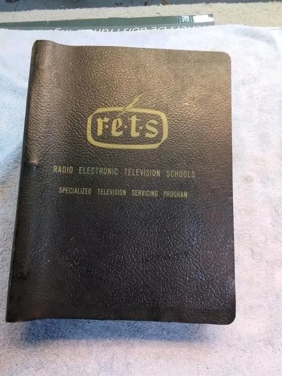 Vintage Radio, Electronics, Television text book.