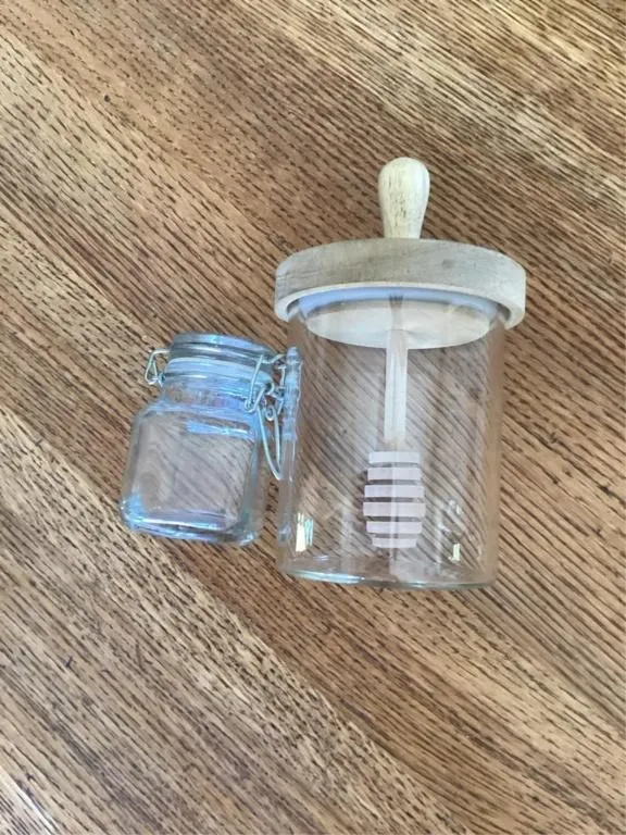 Unique jar & honey pot