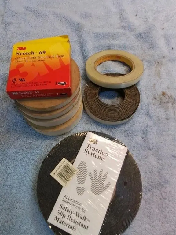 Assorted rolls of tape, 5 rolls high temp