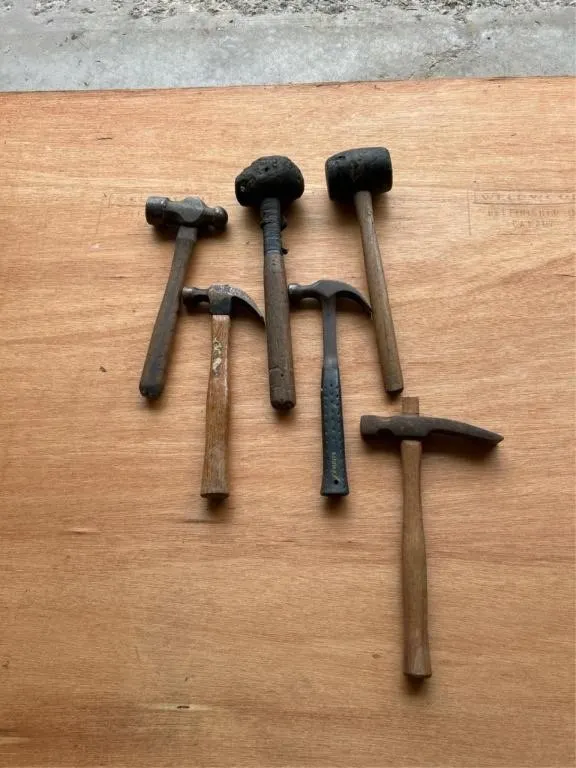 Assorted hammers