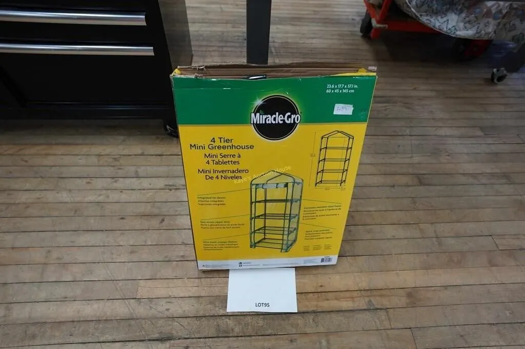 4-tier mini greenhouse