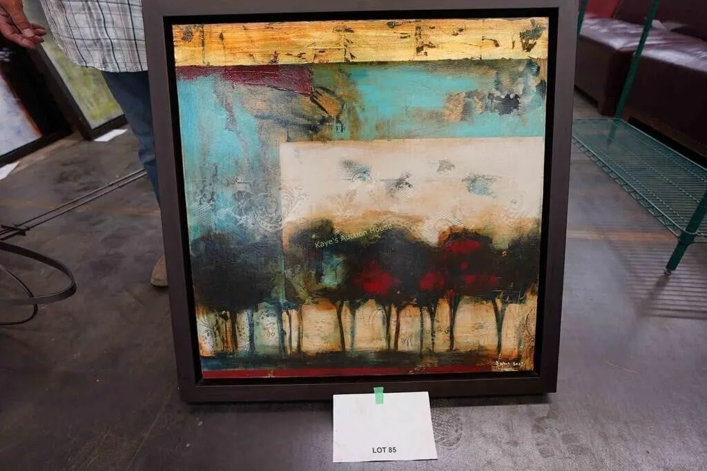 Abstract wall painting