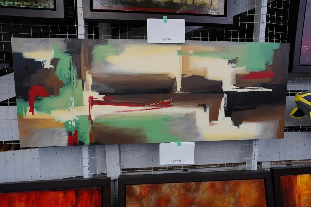Abstract wall painting