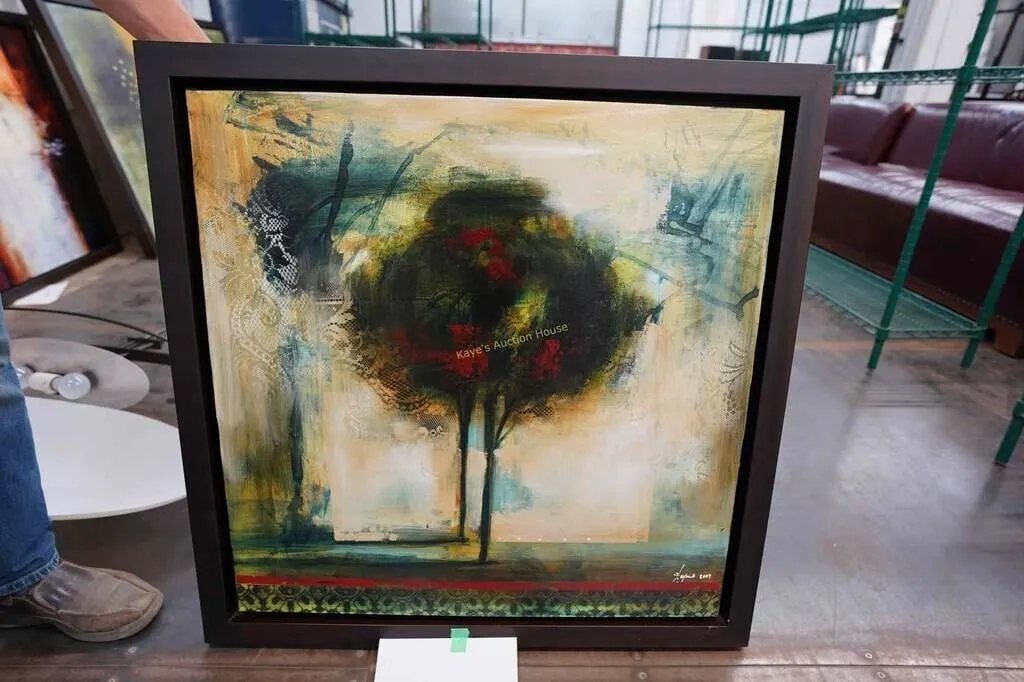 Abstract wall painting