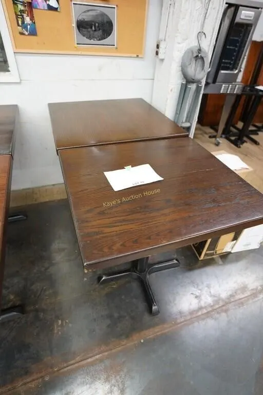 2-high quality restaurant tables