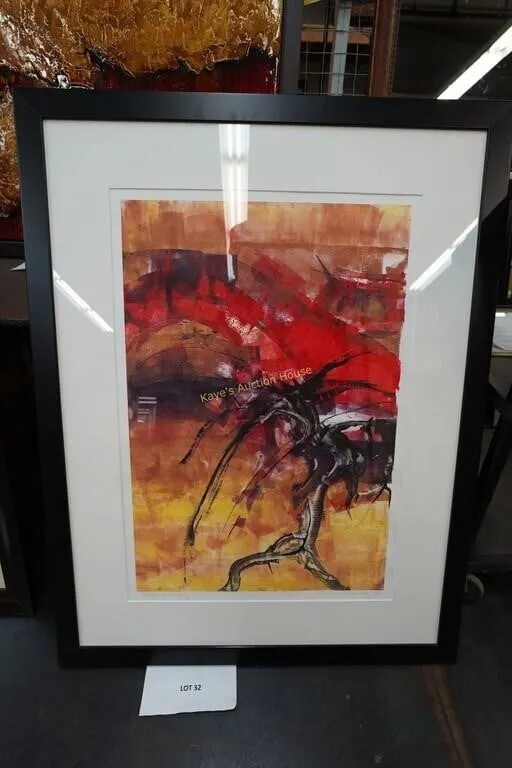 large abstract wall art