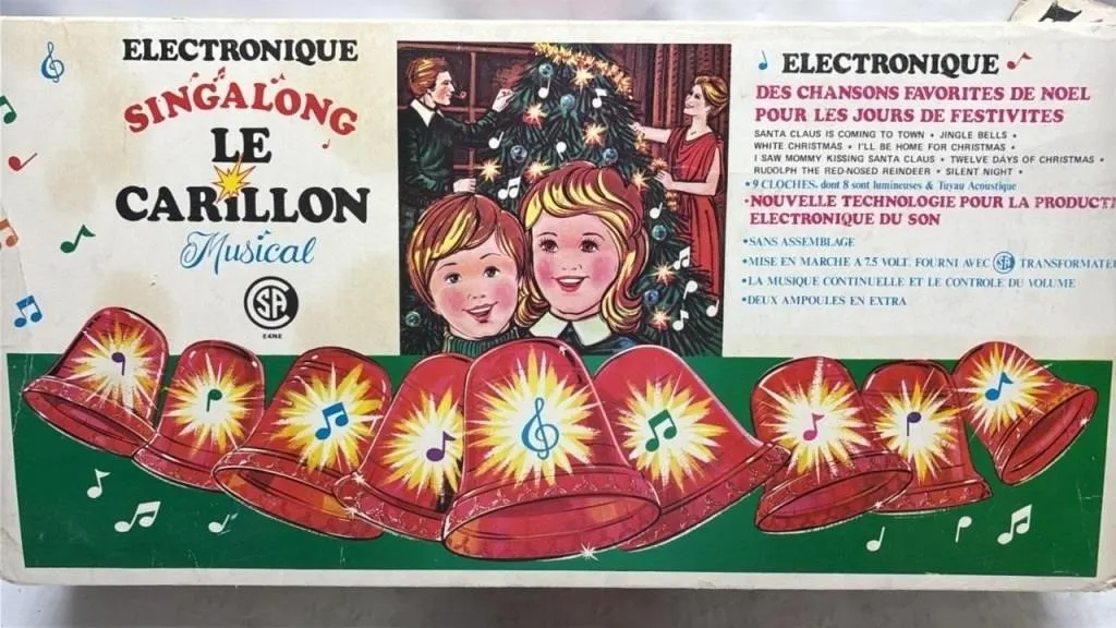Vintage Electronic Sing-A-Long Christmas ornament