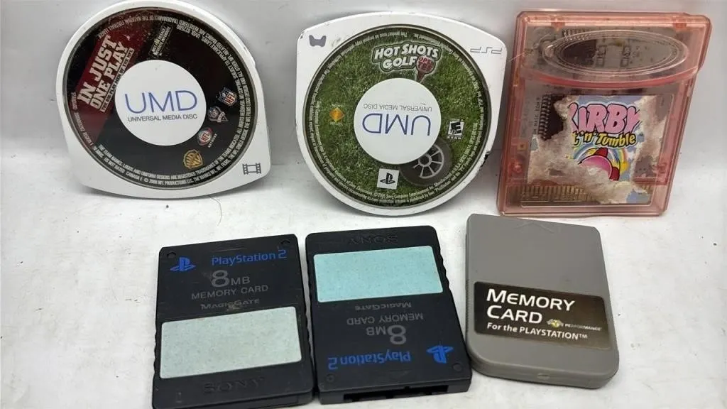 Video game lot Kirby Gameboy PSP PlayStation memor