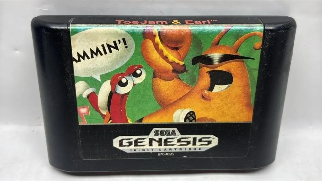 Sega Genesis Game Cartridge ToeJam & earl