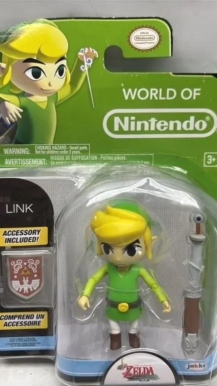 World of Nintendo Link Zelda action figure
