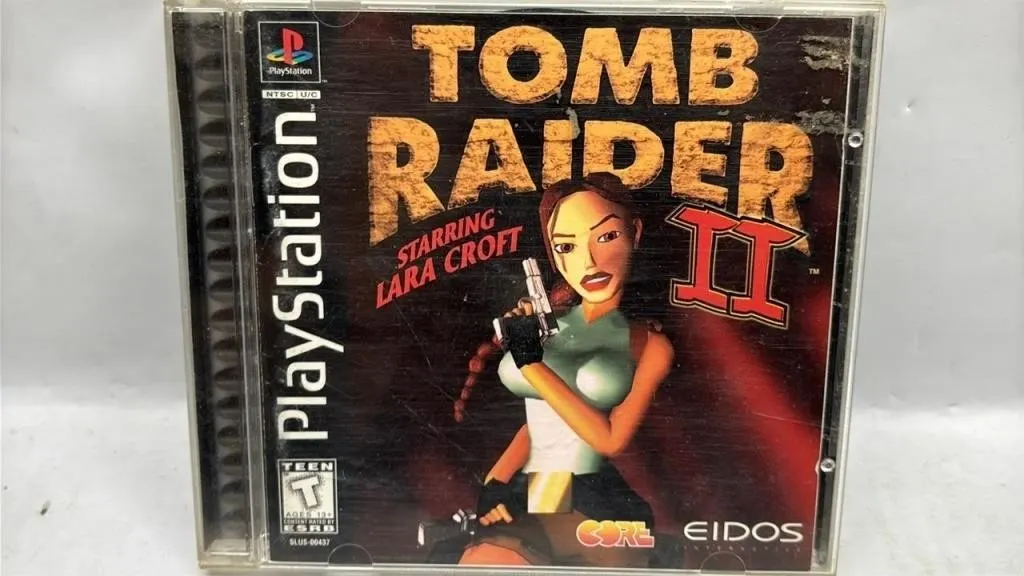 PlayStation 1 PS1 tomb raider II video game