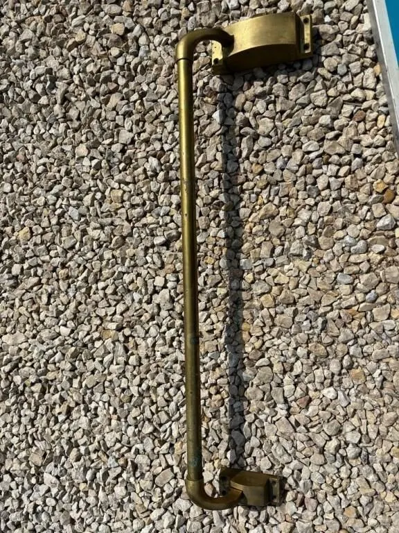 Antique Brass Spring Door push release opener