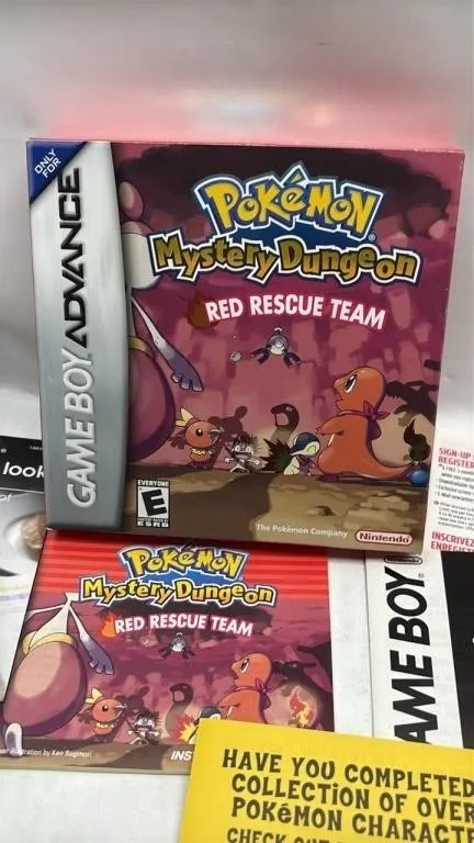 Gameboy Advance Mystery Dungeon Game box