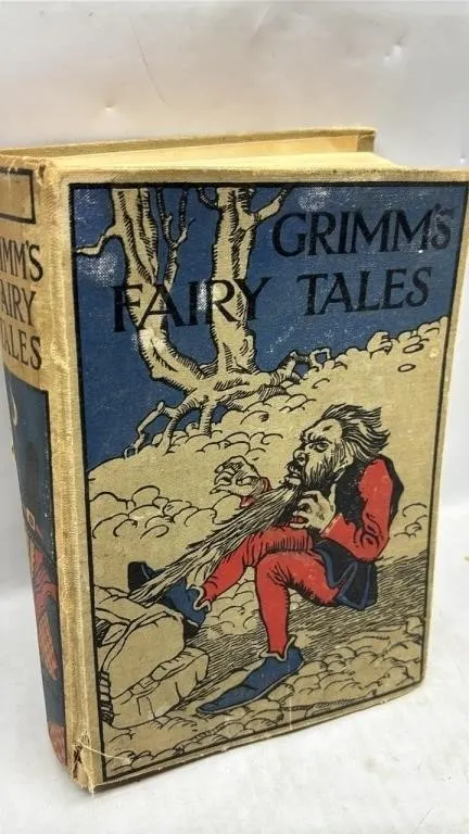 Antique Fairy Grimms Fairy Tales Book