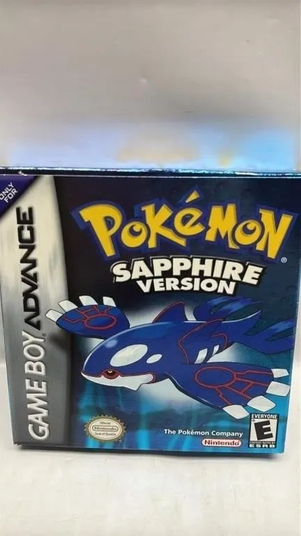 Complete Gameboy Advance Pokemon Sapphire Version