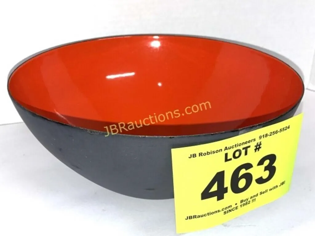 METAL DECOR BOWL MADE IN DENMARK BY KRENIT