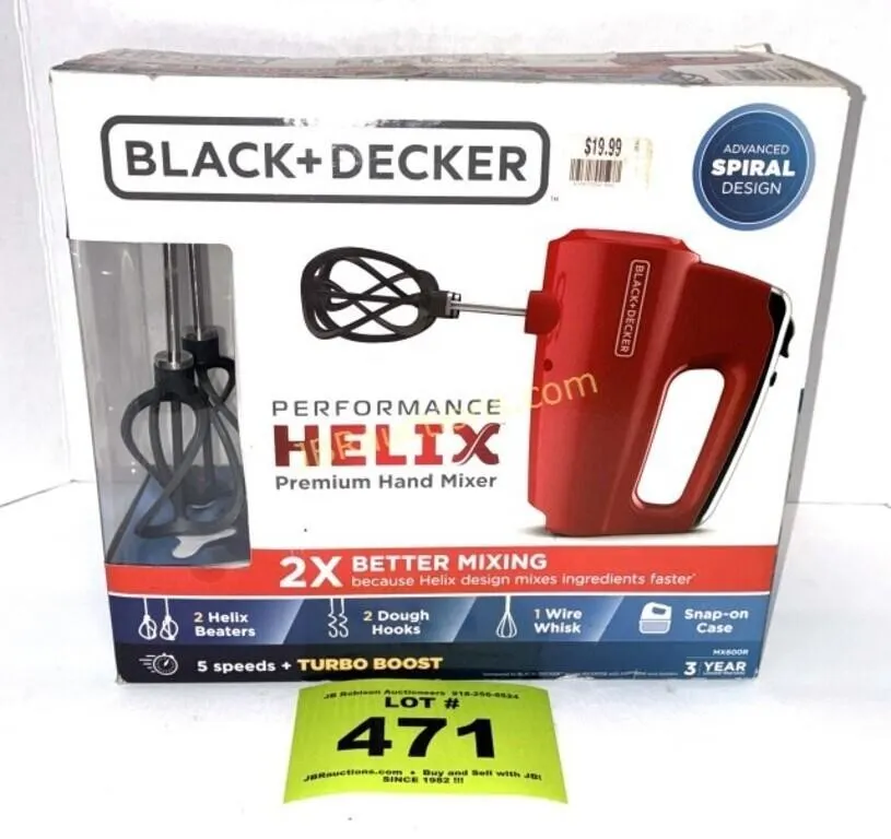 BLACK & DECKER HELIX HAND MIXER