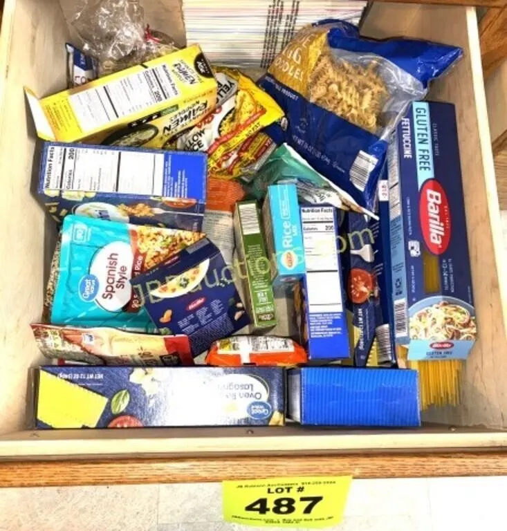 DRAWER OF FOOD