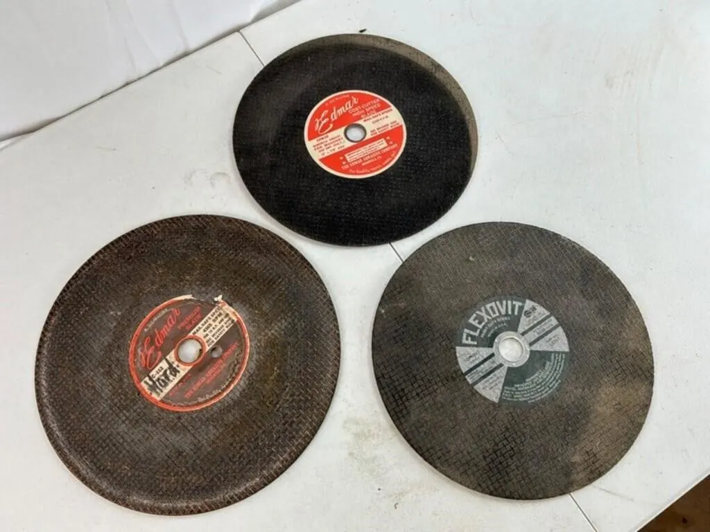 Edmar & Flexovit Abrasive Wheels (3pc)