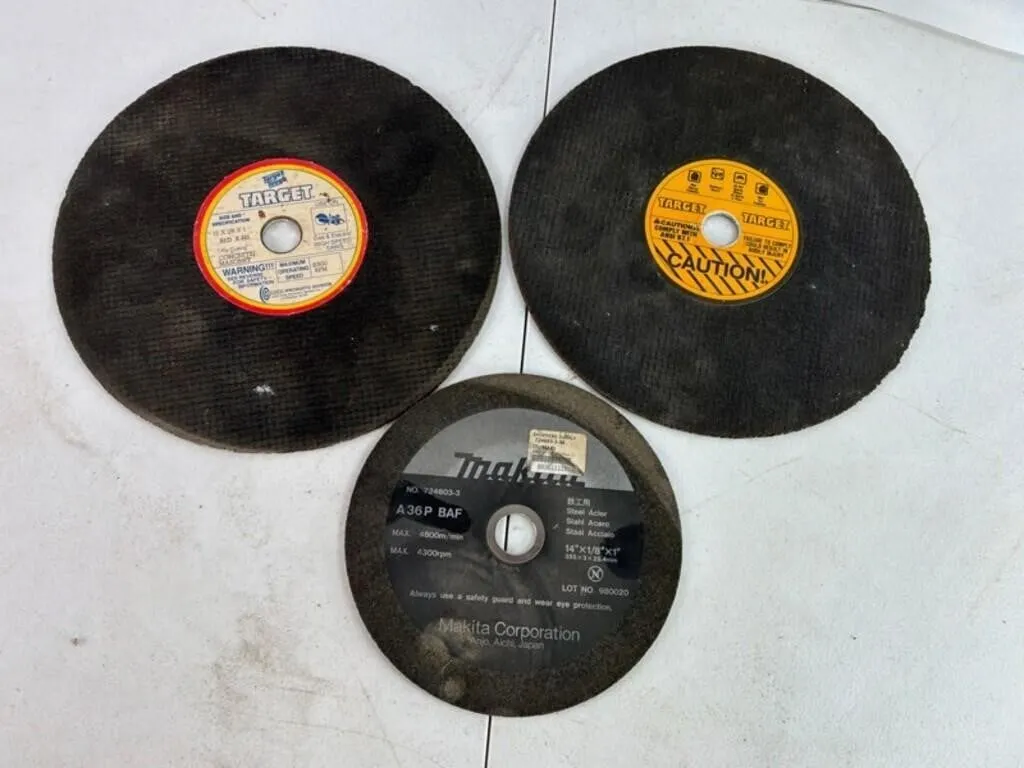 Target & Makita Cutting Wheels (Lot of 3)