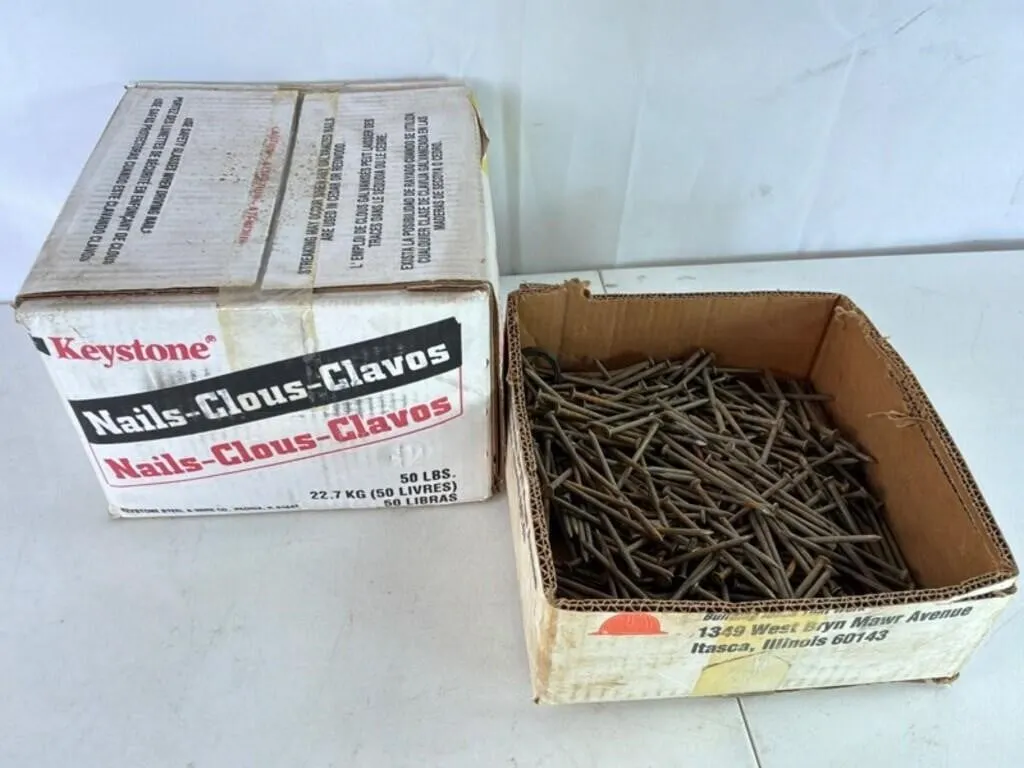 Keystone 16d Sinker Nails 3-1/4in 50lb