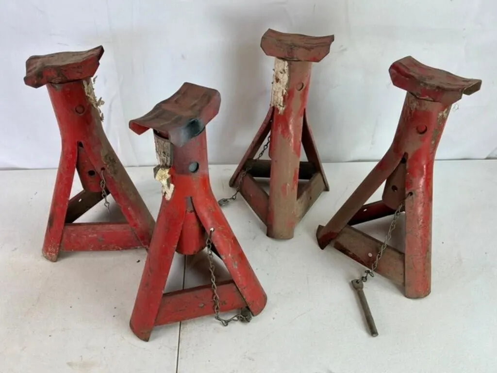 4 Adjustable Automotive Jack Stands