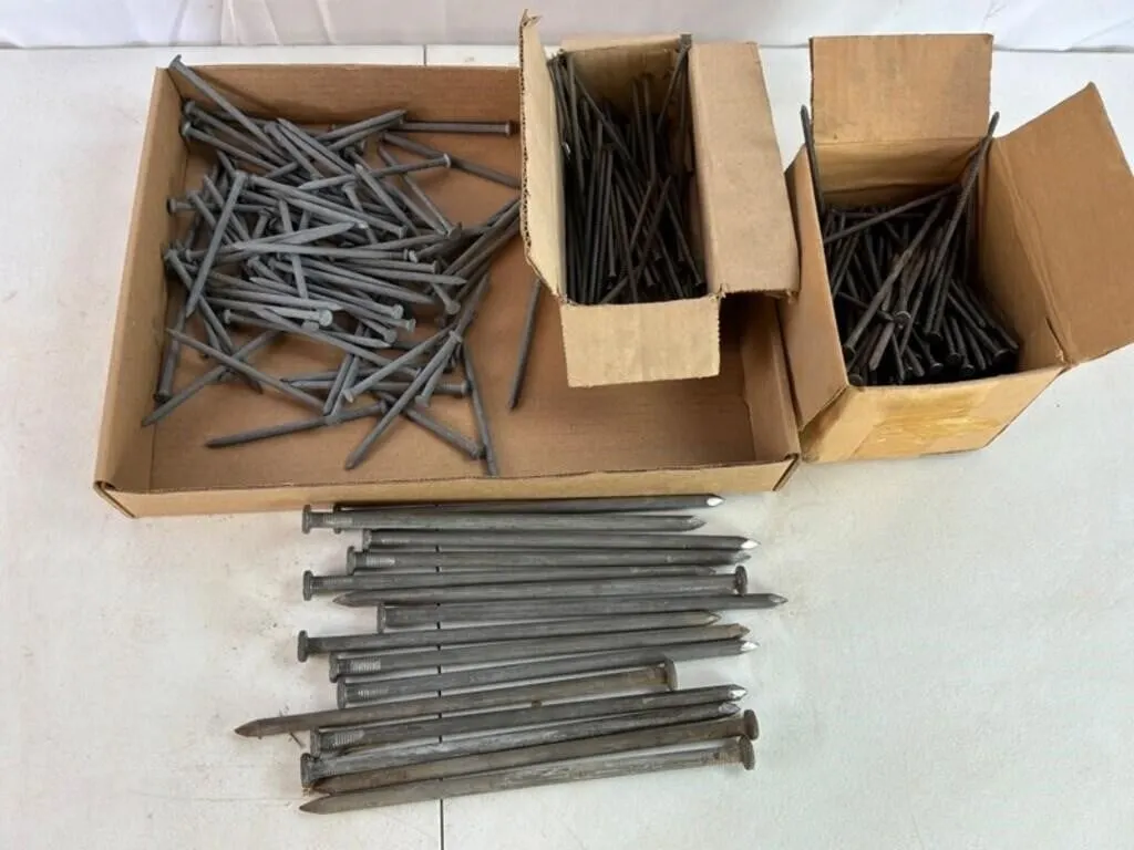 Assorted Smooth & Threaded Nails