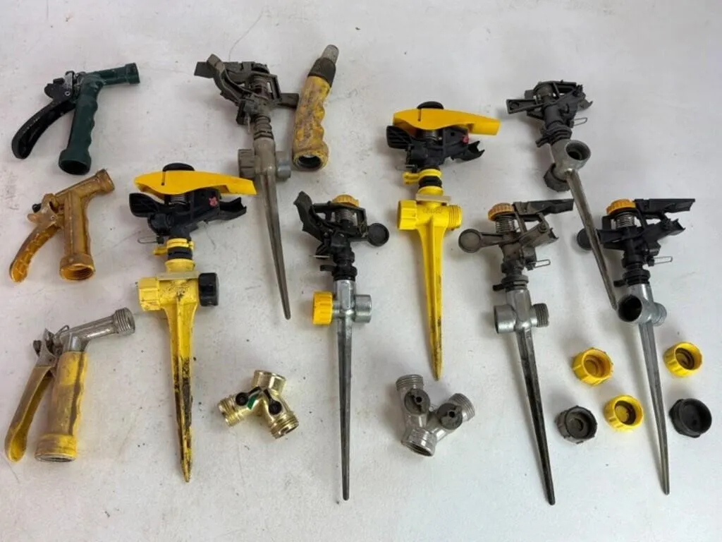 Gilmore & Mixed Sprinkler Heads, Nozzles 15+pc