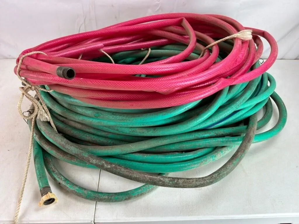 Mixed Garden Hose Assortment w/ Fittings