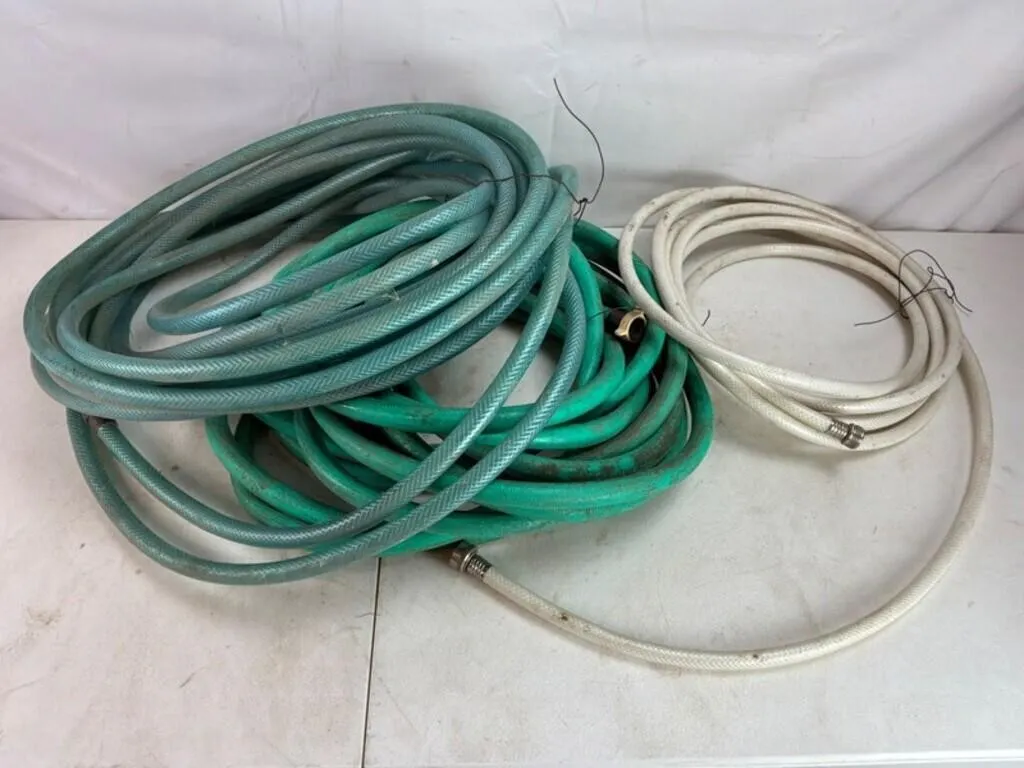 3pc Assorted Reinforced Water Hoses