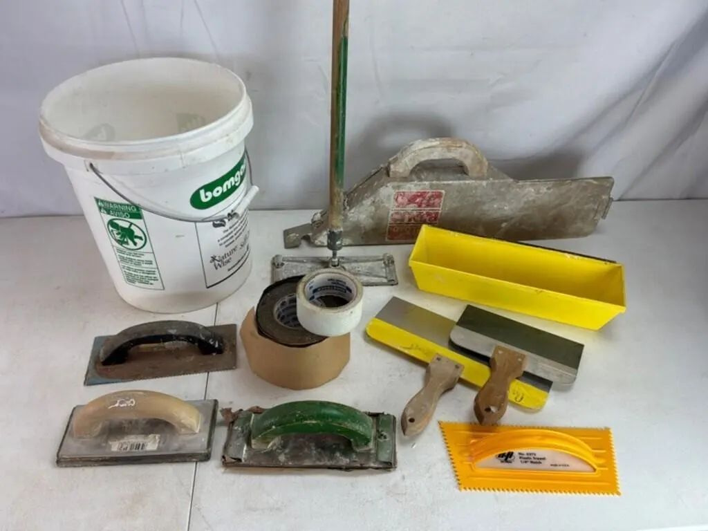Goldblatt Plaster Tools & Supplies (Lot of 16)