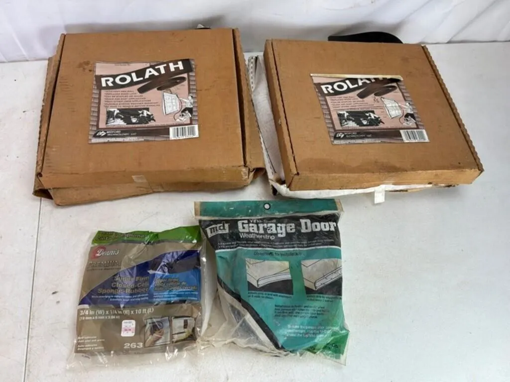 Rolath & M-D Garage Door Weatherstrip (4pc)