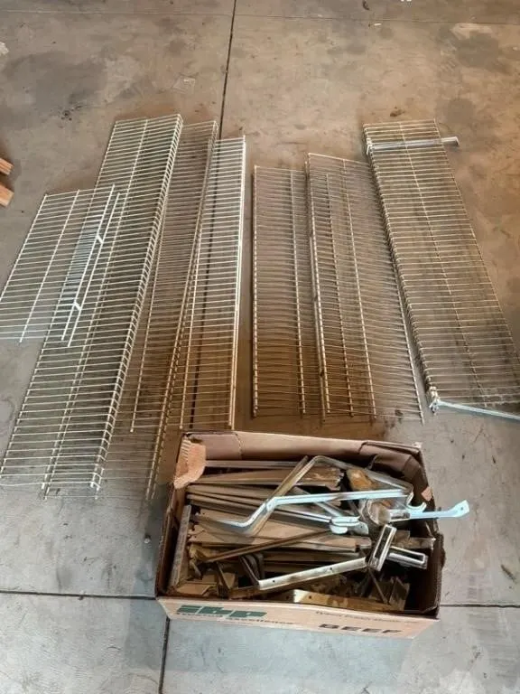 Mixed Lot Wire Shelving & Brackets