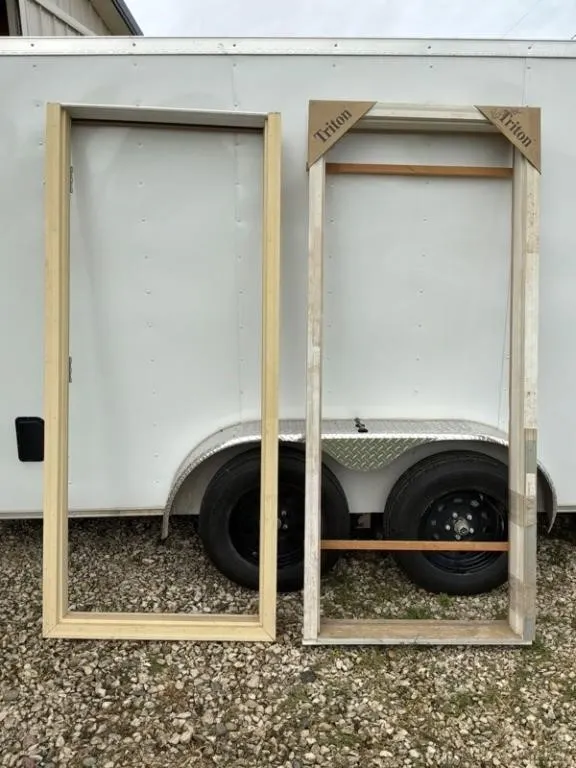 Pair of Wood Window/Door Frames 36x84in