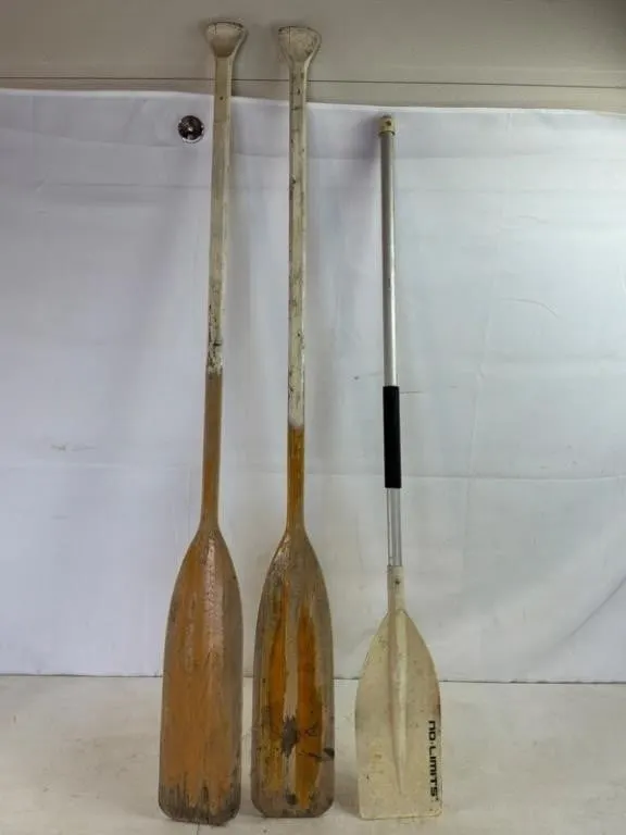 Feather Brand Wooden & Aluminum Paddles 3pc