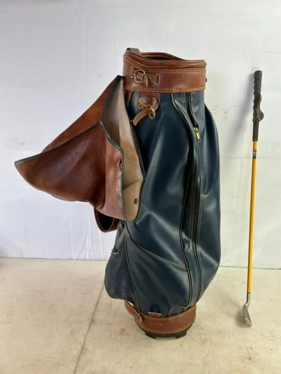 Spalding Golf Bag, Swing Trainer & Cart (3pc)