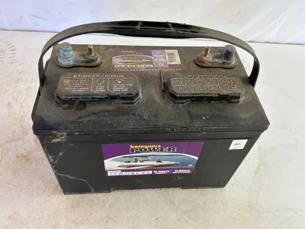 Bomgaars Power 27-DC Marine Battery