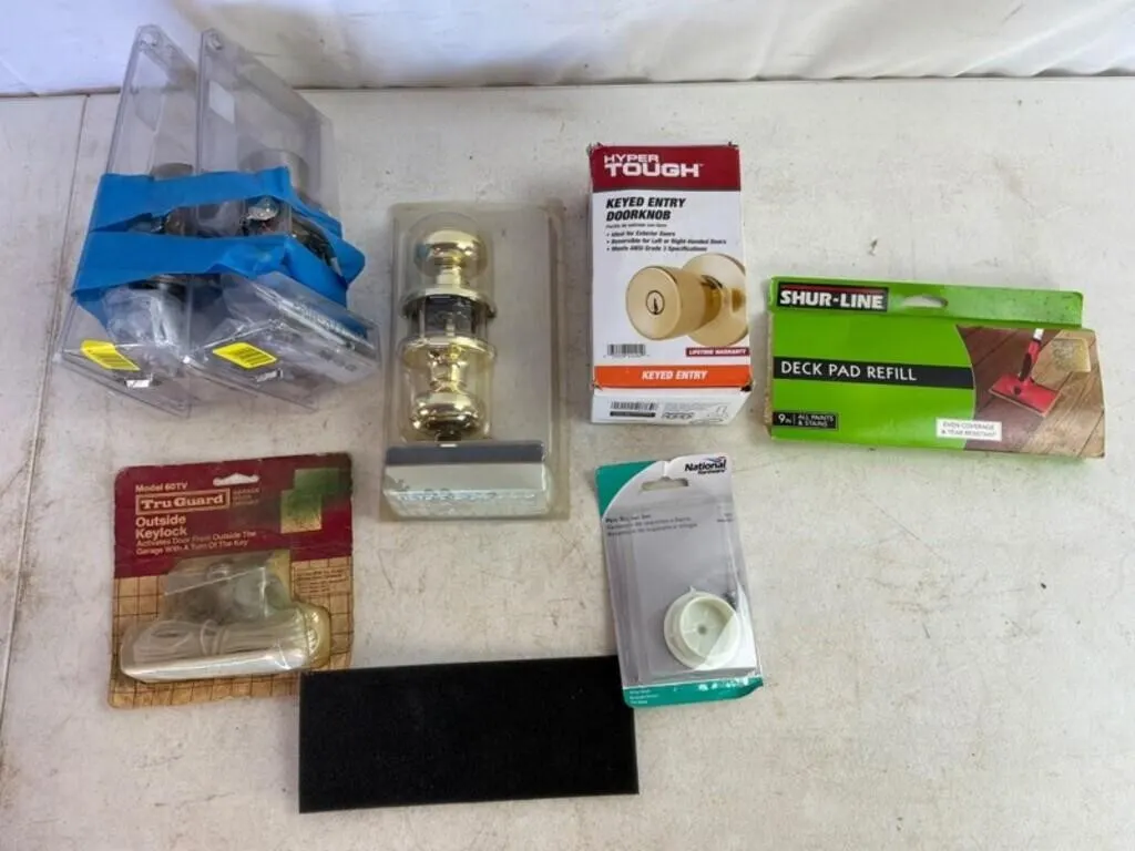 TruGuard 60TV & Mixed Hardware (Lot of 8)