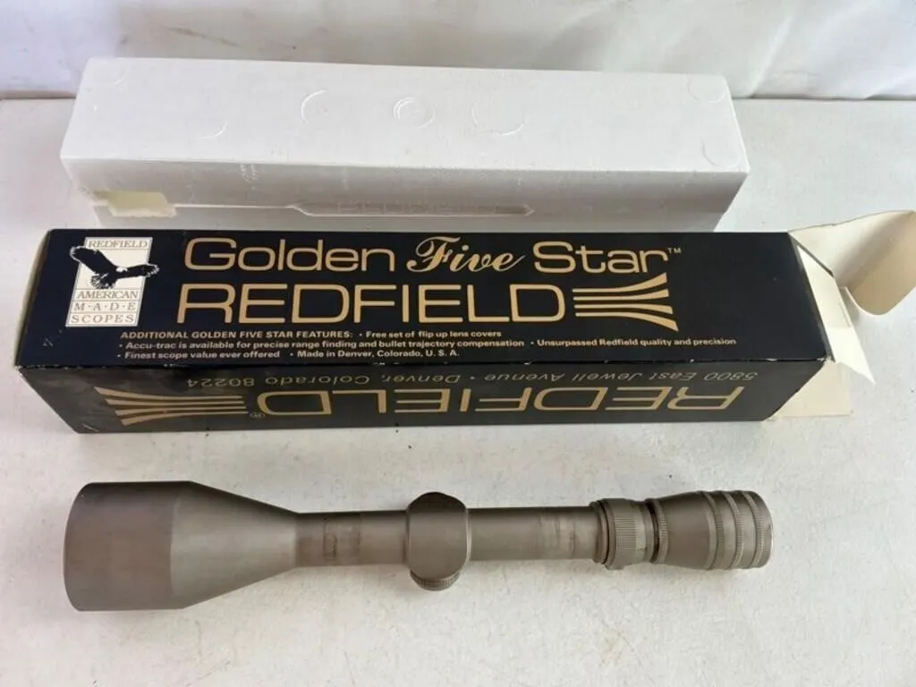 Redfield Golden Five Star Rifle Scope