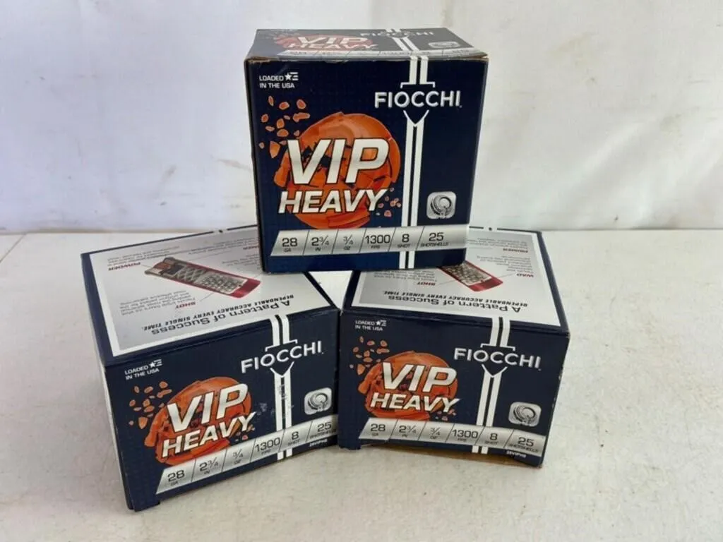 Fiocchi VIP Heavy 28ga Shotshells 75ct
