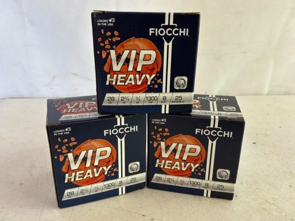 Fiocchi VIP Heavy 28ga #8 Shotshells (75ct)