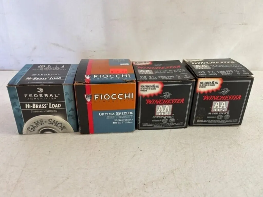410 Gauge Shotshell Assortment - 4 Boxes