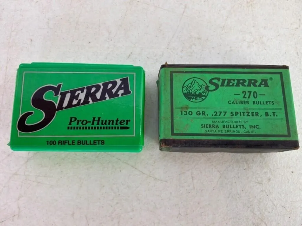 Sierra Rifle Bullets - .243 & .270 (2 Boxes)