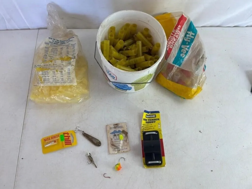 20 Gauge Hulls & Fishing Gear (Lot of 6)