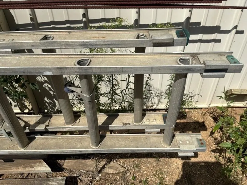 24ft Aluminum Extension Ladders (Lot of 2)