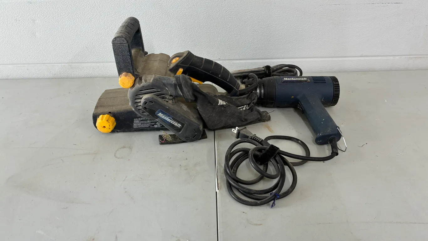 Mastercraft Heat Gun and Belt Sander