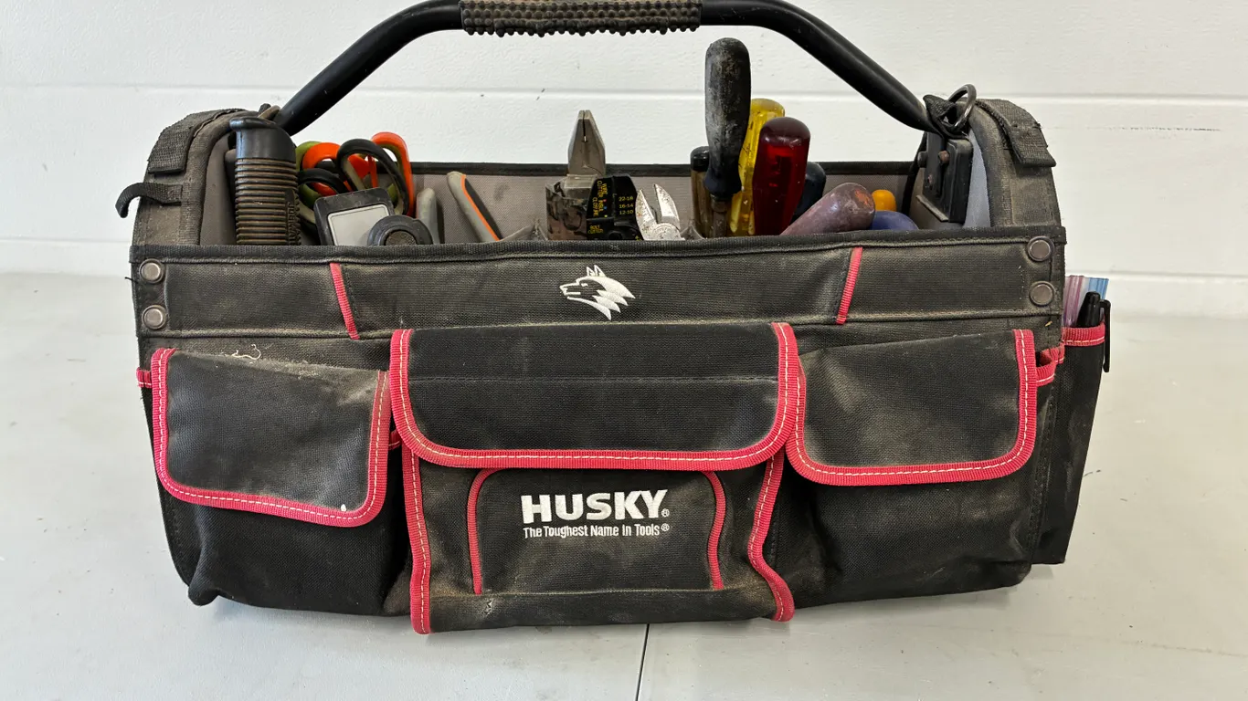 Husky Tool Bag and Tools