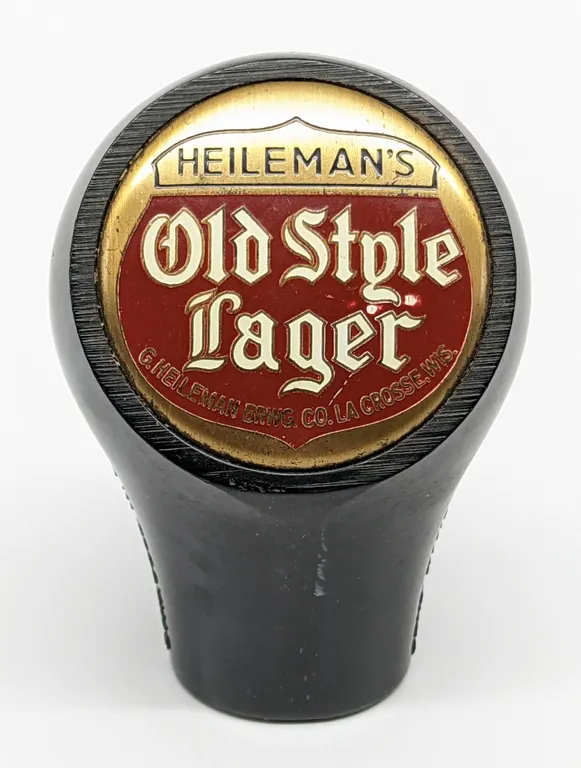 BALL TAP KNOB HANDLE HEILEMANS OLD STYLE LAGER BEER LA CROSSE WISCONSIN (TRUE NAME)