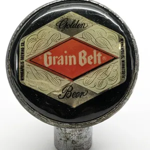 BALL TAP KNOB HANDLE GOLDEN GRAIN BELT BEER MINNEAPOLIS MINNESOTA (TIN CAN STYLE)