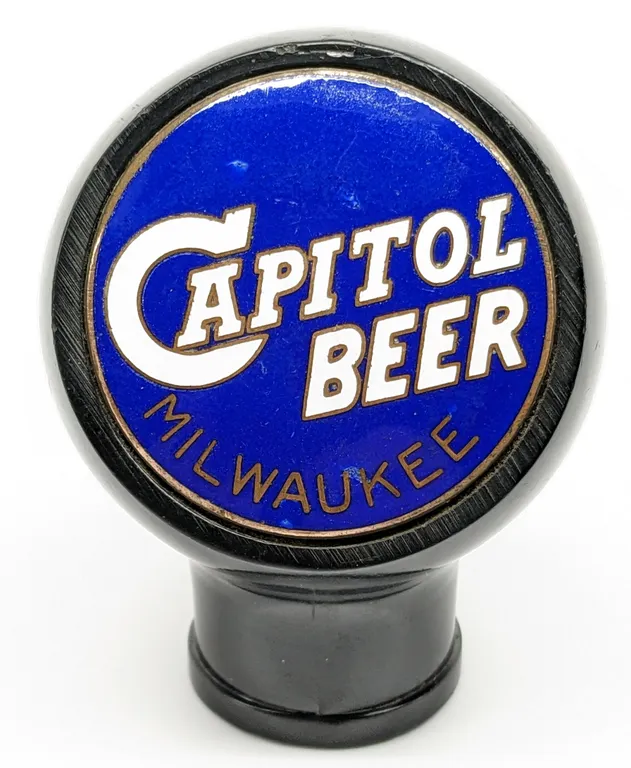 BALL TAP KNOB HANDLE CAPITOL BEER MILWAUKEE WISCONSIN